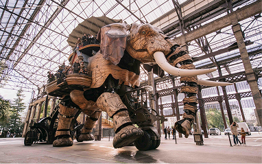 Événement traiteur aux Machines de l'Île à Nantes
